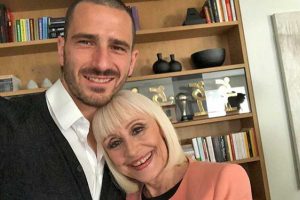 Spettacolo - Leonardo Bonucci e Raffaella Carrà