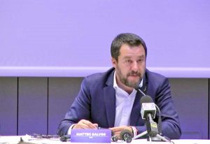 Europee - Matteo Salvini alla Convention di Milano