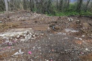 Vejano - I lavori al parco per cani