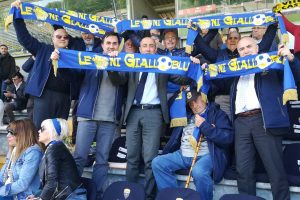 Sport - Calcio - Viterbese - Il gruppo di tifosi "Leoni gialloblù"