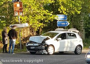 Vetralla - L'incidente sulla Cassia