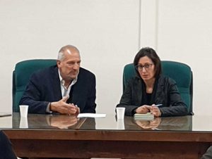 Silvia Blasi all'incontro con Confagricoltura