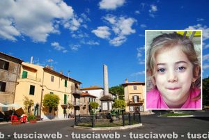 Villa san Giovanni in Tuscia - Nel riquadro: Viola Miccoli