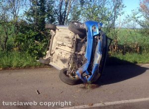 Viterbo - Incidente sulla Tuscanese