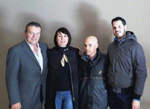 Gianni Moscherini con i membri della lista Il cantiere della nuova politica