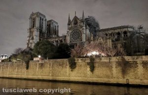 Parigi - Notre-Dame dopo l'incendio