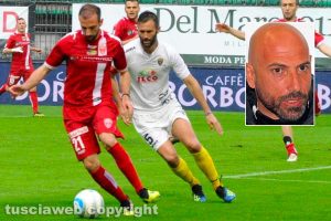 Sport - Calcio - Viterbese - Il match di ieri a Monza - Nel riquadro: Calabro