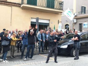 Tuscania - Fabio Bartolacci festeggia