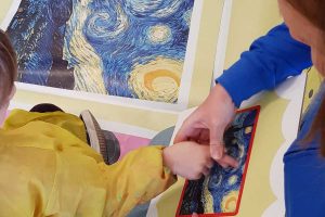 Ronciglione - I piccoli studenti del Virgili a scuola d'arte