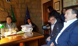 Bagnoregio - Moscherini in visita da Bigiotti e Profili