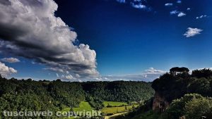 La vallata intorno a Civita Castellana