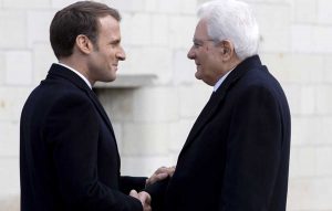 Amboise - Sergio Mattarella e Emmanuel Macron per i 500 anni dalla morte di Leonardo da Vinci