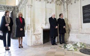 Amboise - Sergio Mattarella e Emmanuel Macron per i 500 anni dalla morte di Leonardo da Vinci