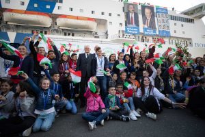Civitavecchia - Sergio Mattarella incontra gli studenti