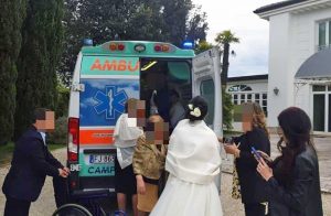 Bassano Romano - Malato di Sla al matrimonio del figlio