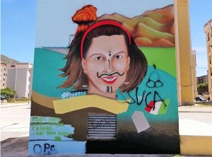 rapani - Il murales dedicato a Francesca Morvillo