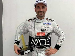 La gara a Misano del pilota viterbese Gustavo Sandrucci