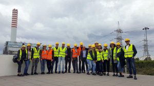 Gli studenti Unitus in visita alla centrale Enel