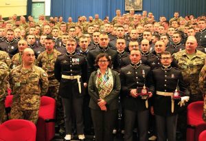 La ministra Trenta alla scuola sottufficiali dell'esercito