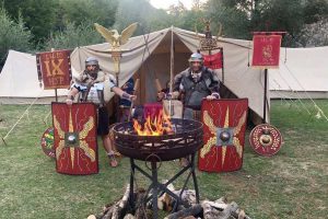 I legionari e i centurioni dell'antica città romana di Ferento