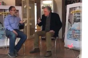 Alessio Paternesi all'incontro dell’associazione Via degli Artisti