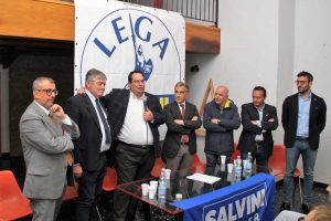 Civita Castellana - Claudio Durigon a sostegno del candidato sindaco Franco Caprioli