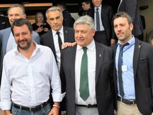 Salvini e Fusco a Civita Castellana