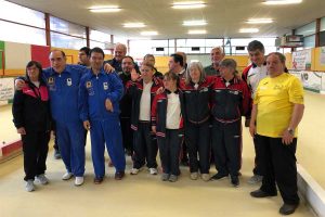 Sport - Bocce - La gara degli atleti con disabilità