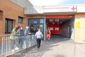 Viterbo - Il pronto soccorso dell'ospedale Santa Rosa