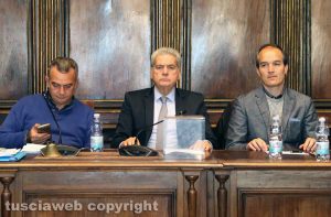 Viterbo - Consiglio comunale - Galati, Arena e Micci
