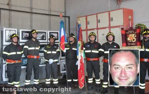 Civita Castellana -Intitolazione del distaccamento dei vigili del fuoco A giuliano Lipperi