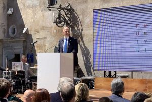 Roma - La cerimonia per i 500 anni della morte di Leonardo da Vinci