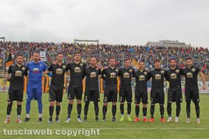 Sport - Calcio - Viterbese - La squadra che ha battuto il Monza in coppa Italia