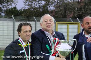Sport - Calcio - La Viterbese vince la Coppa Italia - I festeggiamenti