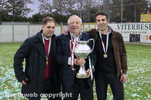 Sport - Calcio - Viterbese - Piero Camilli coi figli Vincenzo e Luciano