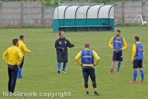 Sport - Calcio - Viterbese - Il primo allenamento di Pino Rigoli