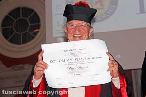 Viterbo - Unitus - La consegna della laurea honoris causa a Vittorio Storaro