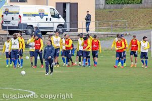 Sport - Calcio - Viterbese - L'allenamento di ieri - La squadra