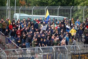 Sport - Calcio - Viterbese - I tifosi gialloblù ad Arezzo