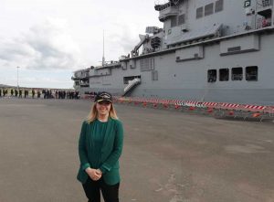 Giorgia Meloni (FdI) in visita a Civitavecchia