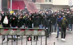 Roma - Scontri tra tifosi e polizia in Lazio-Atalanta
