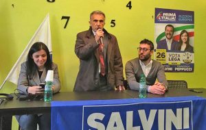 Civita Castellana - L'incontro della Lega nella frazione Borghetto