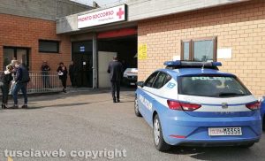 Viterbo - Ospedale Santa Rosa - La polizia al pronto soccorso - immagine di repertorio