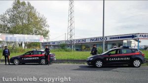 Civita Castellana - Un posto di blocco dei carabinieri