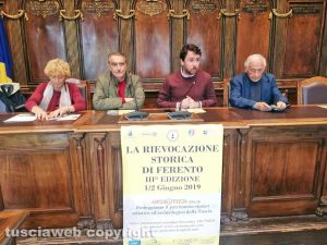 Viterbo - La presentazione della rievocazione storica di Ferento