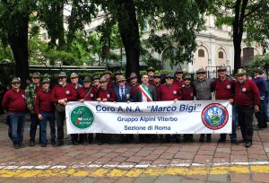 Il gruppo di Ronciglione al raduno degli alpini