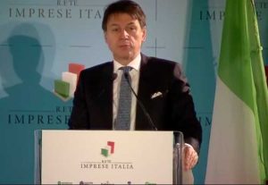 Roma - Il presidente del consiglio a Rete imprese Italia