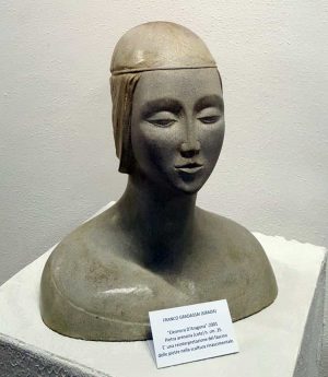 Una scultura di Franco Gradassai