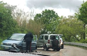 Viterbo - L'incidente sulla Sammartinese