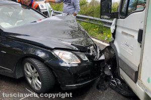 Cassia Cimina - Incidente al bivio di San Rocco